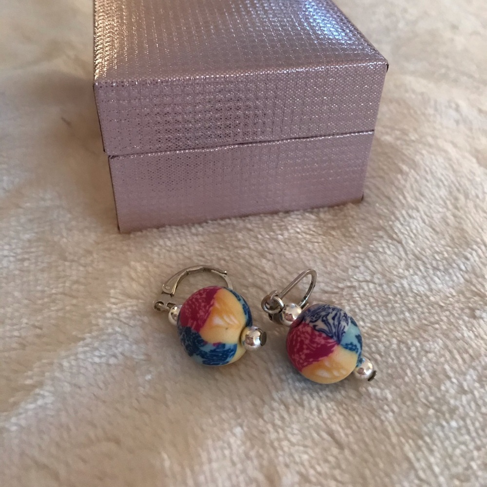 Patterned Ball Earrings
